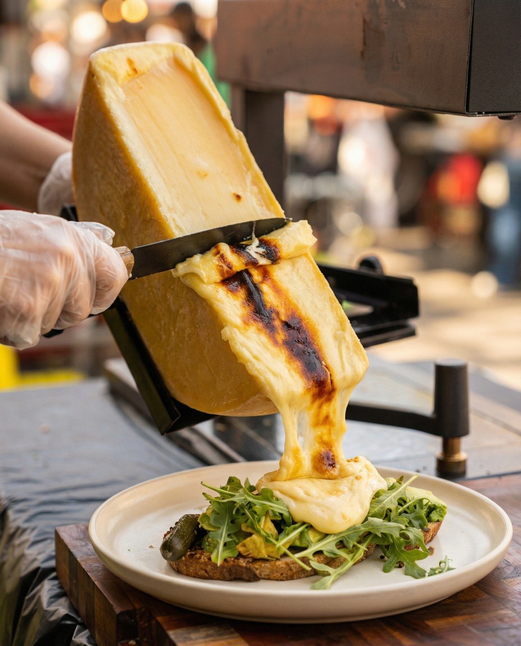 Raclette melting